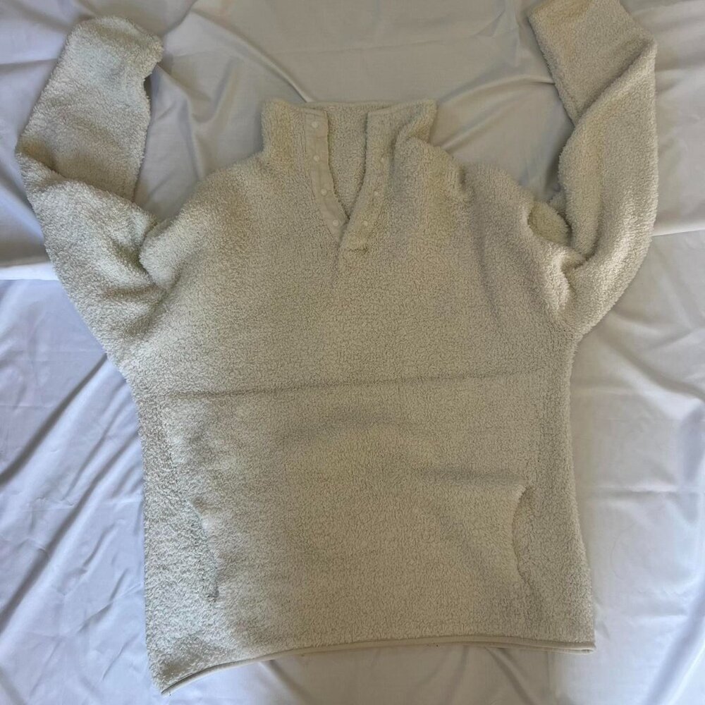 Skims cozy white pullover